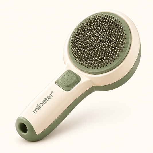 miloeter® Self-Cleaning Pet Grooming Brush for Dogs & Cats
