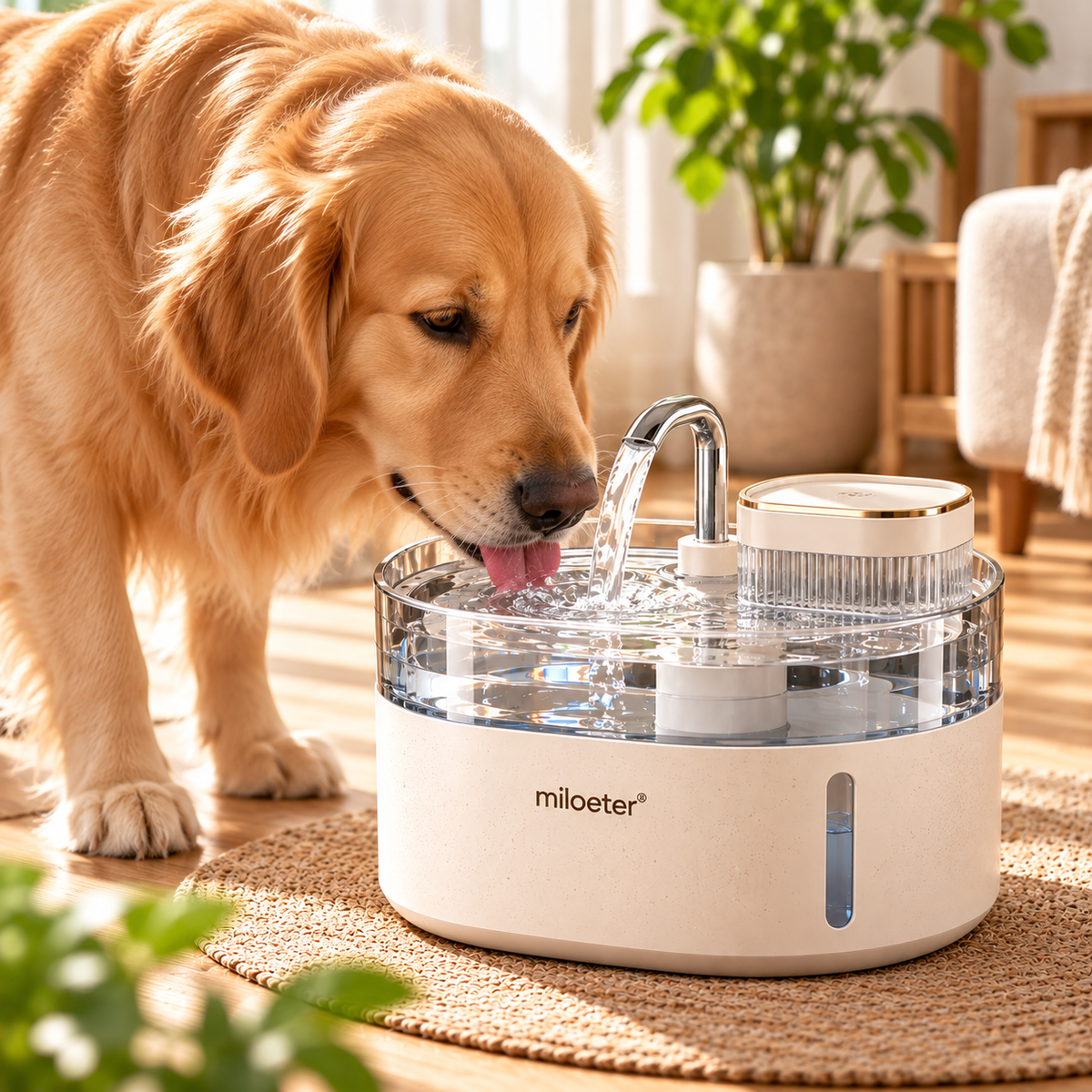 miloeter® Premium Flow Automatic Pet Water Fountain