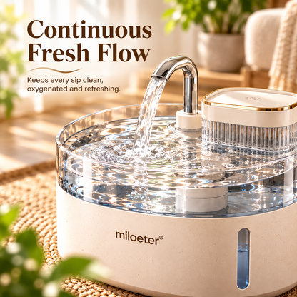 miloeter® Premium Flow Automatic Pet Water Fountain