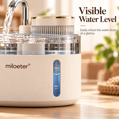 miloeter® Premium Flow Automatic Pet Water Fountain