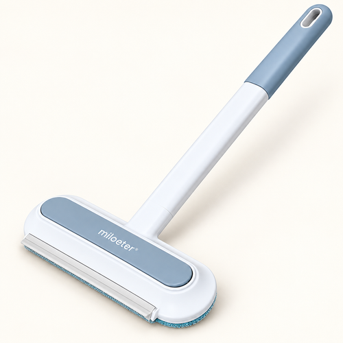 miloeter® Extended Handle Pet Hair Remover for Sofas, Beds & Carpets