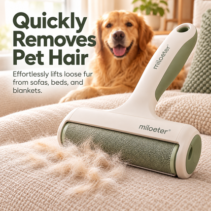 miloeter® Reusable Pet Hair Remover Roller for Dogs & Cats