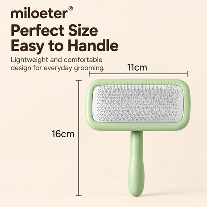 miloeter® Gentle Pet Slicker Brush for Dogs & Cats