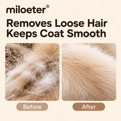 miloeter® Gentle Pet Slicker Brush for Dogs & Cats