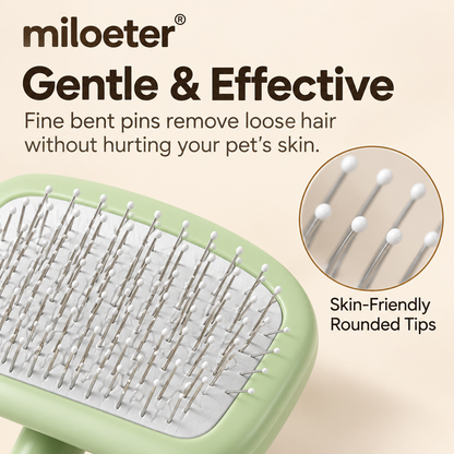 miloeter® Gentle Pet Slicker Brush for Dogs & Cats